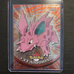 2000 Pokemon Topps Chrome Series 1 - #33 NIDORINO - Chrome Foil Holo RARE (MINT) - Image 1