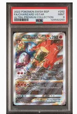Pokemon Charizard VSTAR SWSH262 Sword & Shield Promo Holo Card PSA9 - Image 1