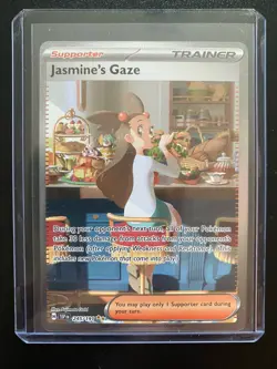 Pokemon TCG Jasmine's Gaze Full Art Holo Trainer Surging Sparks #245/191 NM - Image 1