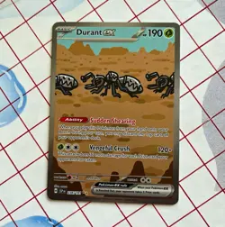 Pokemon TCG Durant ex 236/191 Surging Sparks SIR Full Art Holo EX - Image 1
