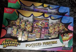 Pokemon TCG Ascended Heroes Focused Fighters Premium Collection 2 Box Lot - Image 1