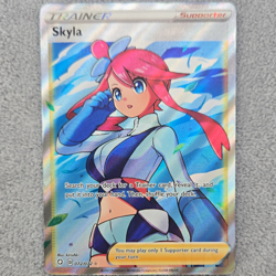 Pokemon TCG Skyla 072/072 Shining Fates Ultra Rare Holo Full Art English 2021 - Image 1