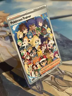 Custom Pokemon Team Anima Waifu Doujin ACG DIY Trainer Full Art Card NEW - Image 2