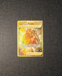 Pokemon Leafy Camo Poncho 214/195 NM TCG Silver Tempest Full Art Secret Rare - Image 2