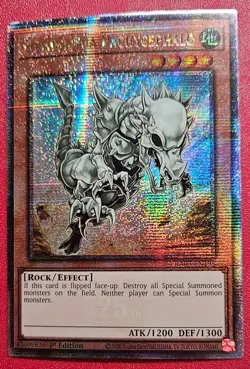 1x Yu-Gi-Oh! Fossil Dyna Pachycephalo - RA03-EN195 - QCR - 1st Ed - NM - Image 1
