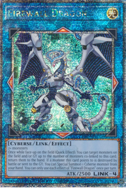 Firewall Dragon - TN23-EN008 - Quarter Century Rare 1st Ed - Near Mint YuGiOh - Image 1
