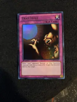 Yugioh Trap Hole LCYW-EN177 Ultra Rare 1st Edition - Image 1