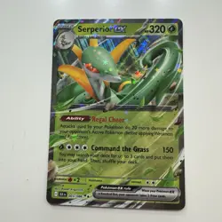 Serperior EX 003/086 Black Bolt Pokemon Card TCG Double Rare - Image 1