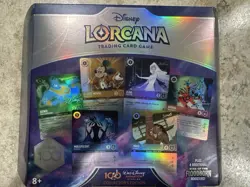 Ravensburger Disney Lorcana Disney 100 Collector's Edition Box English 18 Cards - Image 1