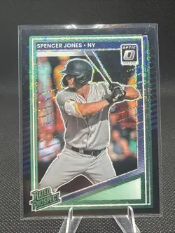 2025 Panini Donruss - Optic Rated Prospects Spencer Jones #136 Circles Prizm... - Image 2