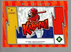 2025 Panini Prospect Edition Kaboom #8 Eli Willits - Image 2
