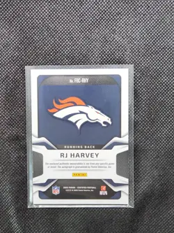 2025 Panini Certified - Freshman Fabric Mirror Signatures RJ Harvey #FBC-RHY... - Image 2