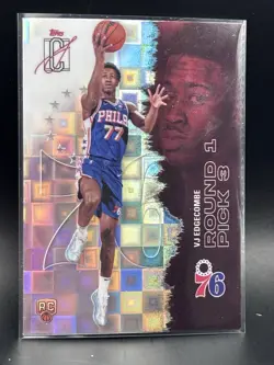 2025-26 Topps - Signature Class VJ Edgecombe Pandora RC #130 Sixers - Image 1