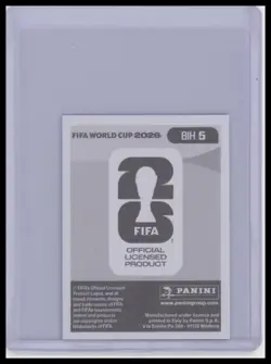 2026 Panini FIFA World Cup Stickers #BIH5 Tarik Muharemovic Blue - Image 2
