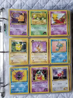 pokemon card vintage collection 250+cards base fossil jungle rocket 1st editions - Image 4