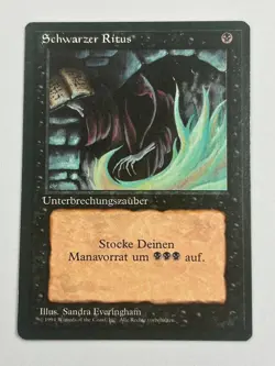 Dark Ritual (Schwarzer Ritus) - German Revised Ed. FBB 1994 - MTG card [NM] - Image 1