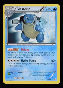 Blastoise Rare - 31/149 - Boundaries Crossed - Pokemon Card - Image 1