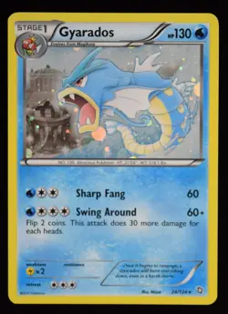 Gyarados Holo - 24/124 - Dragons Exalted - Pokemon Card - Image 1