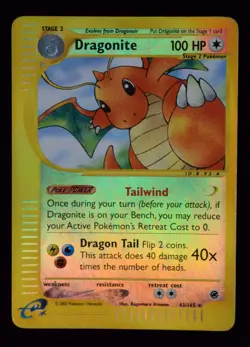 Dragonite Reverse Holo - 43/165 - Expedition Base Set - Pokemon Card - Image 1