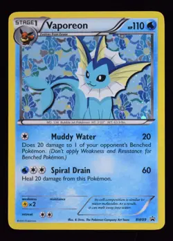 Vaporeon Holo - BW89 - BW Black Star Promos - Pokemon Card - Image 1