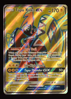 Tapu Koko GX Full Art - 135/145 - Guardians Rising - Pokemon Card - Image 1
