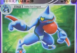 Toxicroak Reverse Holo - 36/123 - Mysterious Treasures - Pokemon Card - Image 3