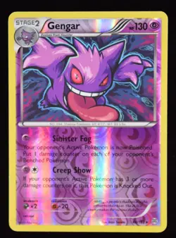 Gengar Reverse Holo - 60/162 - BREAKthrough - Pokemon Card - Image 1