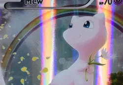 Mew Holo - XY110 - XY Black Star Promos - Pokemon Card - Image 3
