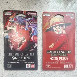 Bandai ONE PIECE Card Game OP-16/OP-13 English 2x 12-Card Booster Packs - Image 1