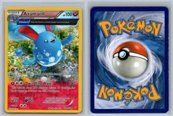 Azumarill 104/160 Holo Rare Primal Clash Pokemon Card Holo Moderately Played - Image 3