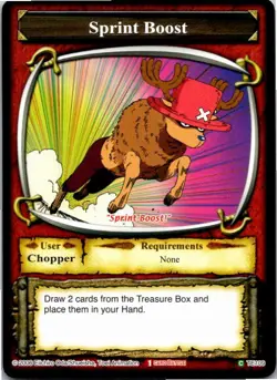 Shonen Jump One Piece Passage CCG Card Sprint Boost - Image 1