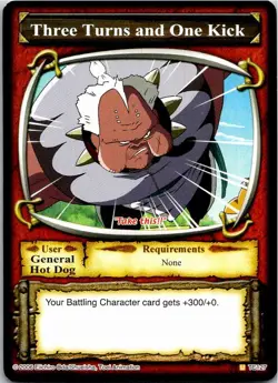 Shonen Jump One Piece Passage CCG Card Three Turns And One Kick - Image 1