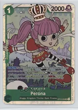 2025 One Piece Card Game: Legacy of the Master OP12 SR Perona #OP12-034 - Image 1