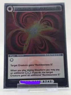 Chaotic Card : Vexing Waveform Rise Of The Oligarch Rare Mugic - Image 1