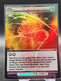 Chaotic Card : Choral Of The Apparition Turn Of The Tide Super Rare Mugic - Image 1