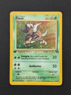 Pinsir 9/64 1st Edition Holo Rare Jungle Pokemon Card LP/NM - Image 2
