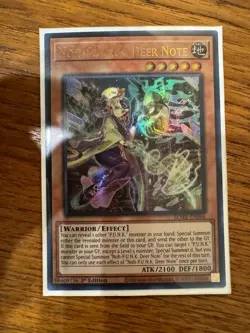 YUGIOH Noh-PUNK Deer Note 1st Edition BLMR-EN066 Ultra Rare NM Card English - Image 1