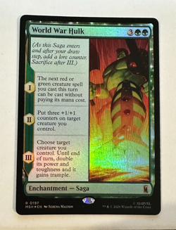 MTG Marvel Super Heroes World War Hulk Foil NM - Image 1