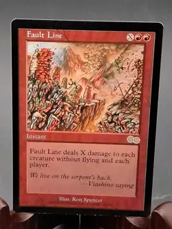 Fault Line Urza's Saga MTG Regular Lightly Played - Image 1