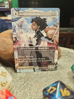 MTG Monica Rambeau /Photon Living Light - Borderless - Marvel Super Heroes #0345 - Image 1