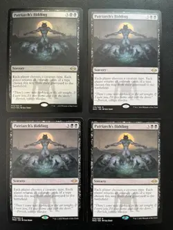 MTG- Patriarch's Bidding x4 - MH2 (One is FOIL) - Image 1
