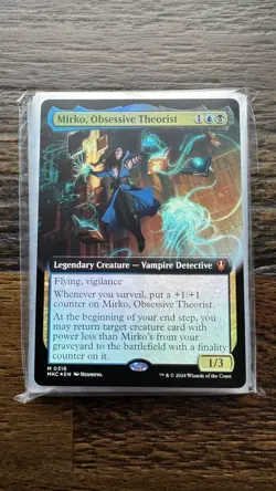 MTG - Mirko, Obsessive Theorist - Extended Art - Foil - Karlov Manor - Magic - Image 1