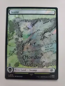 MTG Swamp (0718) Universes Beyond: LotR: Tales of Middle-earth Surge Foil Land - Image 1