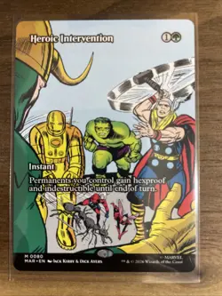 Heroic Intervention (0080) (Borderless) Marvel Universe Eternal-Legal Regular - Image 1