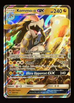 Kommo-o GX - 100/145 - Guardians Rising - Pokemon Card - Image 1