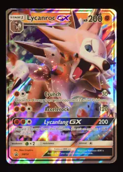 Lycanroc GX - SM14 - SM Black Star Promos - Pokemon Card - Image 1