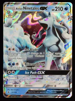 Alolan Ninetales GX - 22/145 - Guardians Rising - Pokemon Card - Image 1