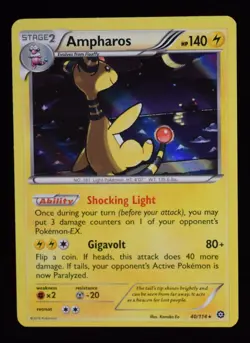 Ampharos Holo - 40/114 - Steam Siege - Pokemon Card - Image 1