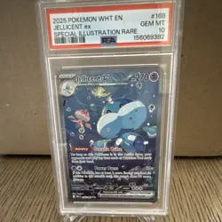 The Pokemon Company Jellicent ex 168/086 Sv: White Flare EN Holo SIR PSA 10 2025 - Image 1