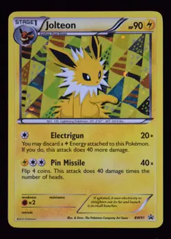 Jolteon Holo - BW91 - BW Black Star Promos - Pokemon Card - Image 1
